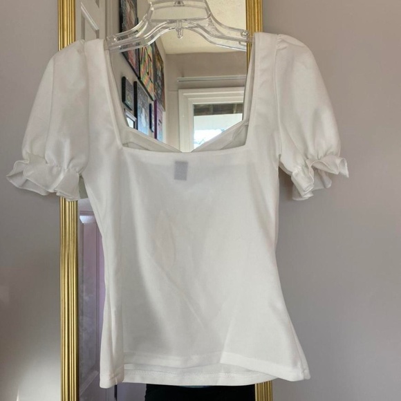 White SHEIN Blouse - Size Small - Picture 2 of 3